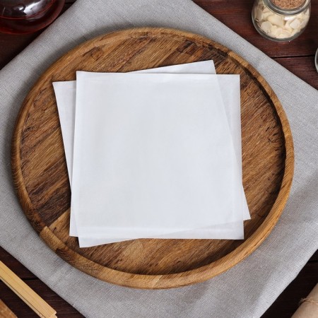 Baking packet with a window, white, 18 x 19 cm-2