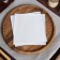 Baking packet with a window, white, 18 x 19 cm