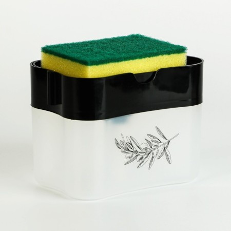Liquid soap dispenser "Sweet Home", black, 12 x 10.5 cm.-2