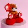 Soft toy "You are my half", Bear, Mix color