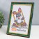 Photo frame plastic 15x21 cm malachite (985)