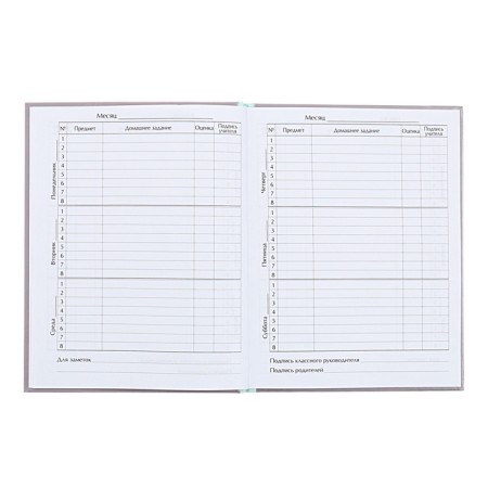 Universal diary for grades 1-11, "kittens", solid cover 7BC, glossy lamination, 40 sheets-7