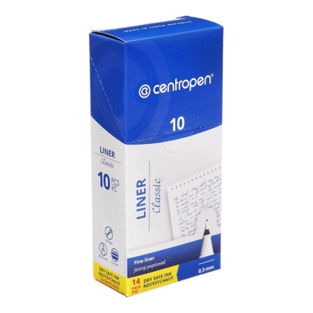 Capillary handle, 0.8 mm, centropen 2811/06, line 0.3 mm, color blue, letter length 1500 m-9