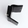 Women's wallet on the button, black color