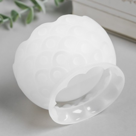 Mold Silicon "Round Summary with wavy edges" 9.7x9.7x9.7 cm-3