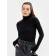 Jumper female, black color, size 50