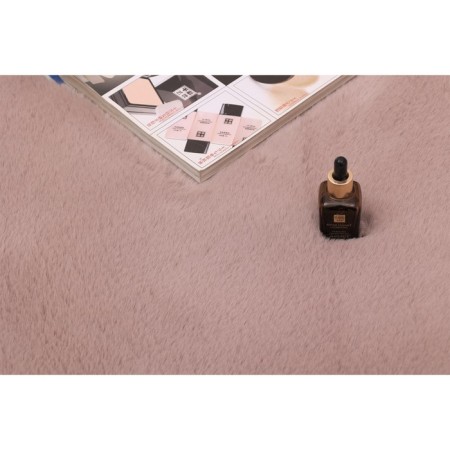 Plush mat Sofi de Marko, size 150x150 cm, color ash rose-5