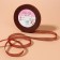 Bricky tape, 10 mm, 23 ± 1 m, burgundy color No. 034