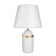 Brianna table lamp E14 40W white-gold 22x22x36.5 cm Risalux