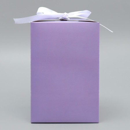 Gift folding box, packaging, "lilac", 12 x 18 x 12 cm-3