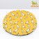 Animal Stear "Duck", 40 x 40 x 10 cm, yellow