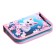 Penal 1 section 140 x 210 x 40 mm, folding pocket and cosmetic bag, fabric, calligrata topontent "Cat Sakura"