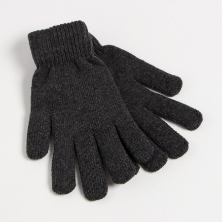 Male gloves double, mix color, size 8-9 (20-24)-5