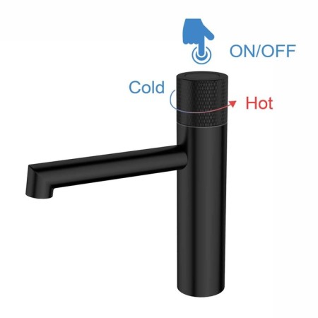Vince Desire Desire VBF-1D3MB sink, pour 149 mm, brass, black-1