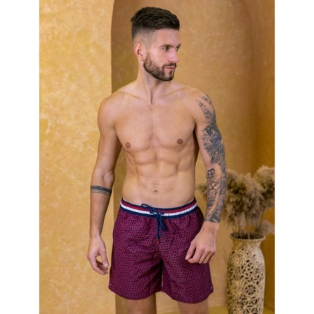 Male ISee shorts, size 50, burgundy color-1