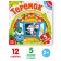 Cardboard book with puzzles "Teremok", 12 p.