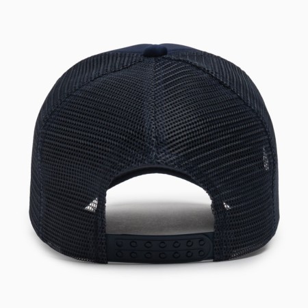 Baseball cap with minaku grid, dark blue color, size 56-58-3