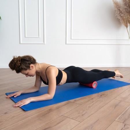 Massage roller SANGH, 30x10 cm, red color-8