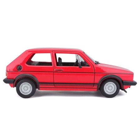 BBURAGO Volkswagen Golf MK1 GTI 1979, Die-Cast, 1:24, Red color-9
