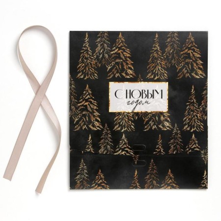 Two -way folding box "New Year", 20 x 18 x 5 cm, New Year-4