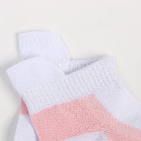 Women's socks, white/pink color, size 25-2
