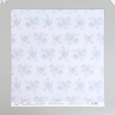 Scrapbooking paper "My Little World" 30x30 cm, 190 g/sq.m No. 4-1
