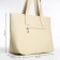 Female bag Textura, chover, large size, beige color