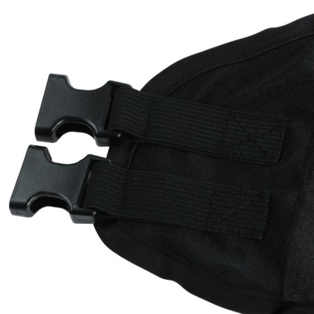 A mask for a horse with a limiter of vision, black-8