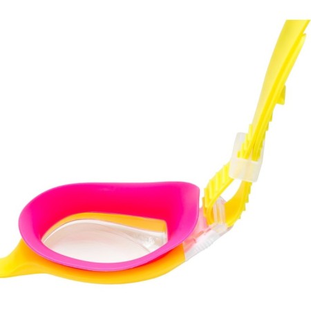 ATEMI B603 swimming glasses, children's, silicone, yellow/pink color-2