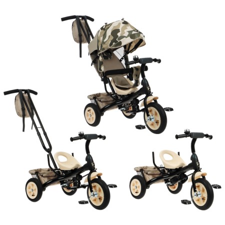 Three -haired bicycle Vivat 1, Khaki Print-1