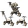 Three -haired bicycle Vivat 1, Khaki Print