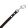 Leather leather single -layer, driven, 1.41 m x 1.2 cm, black
