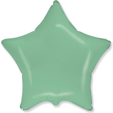 Foil ball 18 "Star" Mint Makaruns "