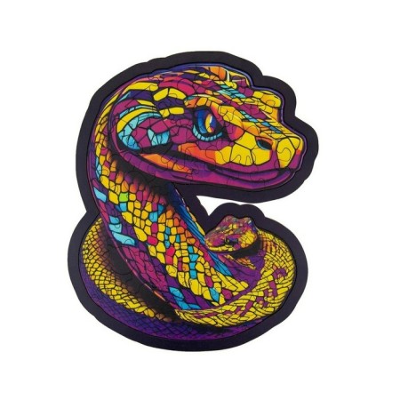 Puzzle Lesch "Anaconda" on the substrate, 52 children.