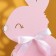 Wooden Kashpo "Bunny" 13x7.5x22 cm pink