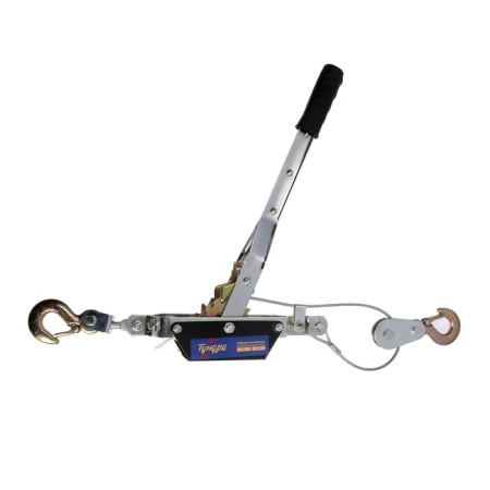 The winch lever tundra, double ratchet wheel, thrust 2 t (rise 0.8 t), cable 3 meters-6