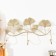 Decorative metal hooks "Ginkgo leaves" 28x4x16 cm