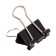 Paper clamps 15 mm, 12 pieces, black