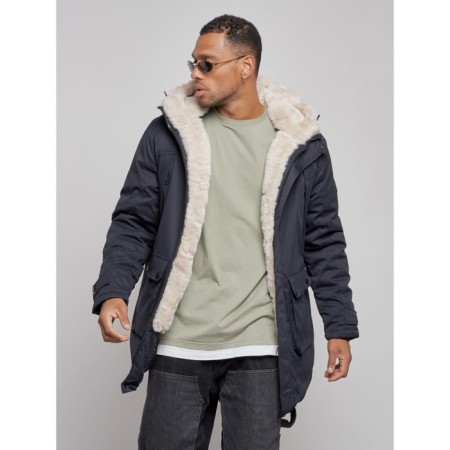 Winter male park, size 56, dark blue color-6