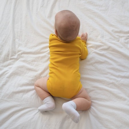 Bodi-waterolazka children's minku, yellow color, height 74-80 cm-2