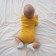 Bodi-waterolazka children's minku, yellow color, height 74-80 cm