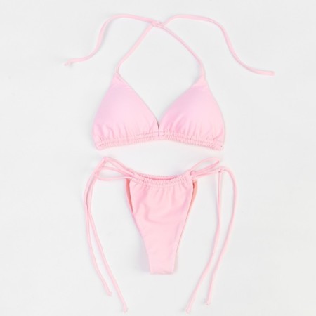 Swimsuit female separate minku pink color, size 48-8