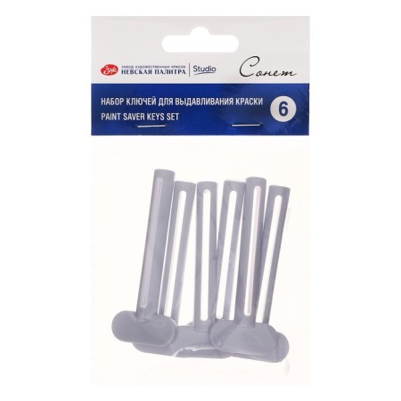 A set of keys for squeezing paint, 6 pcs, ZHK "Sonnet", plastic-6