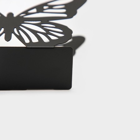 Salphetens Dolyana "Butterfly", 13.5 × 4 × 9 cm, black color-4