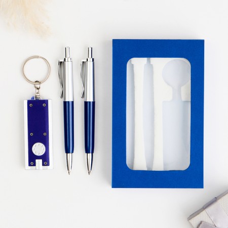 Gift set 3v1 (2 handles, blue flashlight)-1