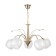 Sonata chandelier 5he27 40W gold 65x65x33-54 Bayerlux