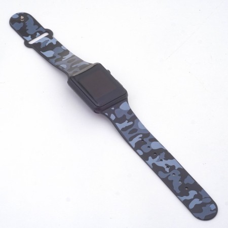 Electronic watch watches with camouflage, silicone strap-3