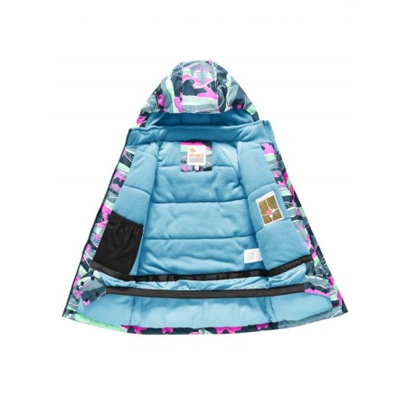 Ski costume for a girl, height 164 cm, turquoise color-3
