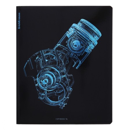 A notebook of 96 sheets in the Erichkrause "X-Ray in detail", holographic lamination, an offset block 100%, mix-10