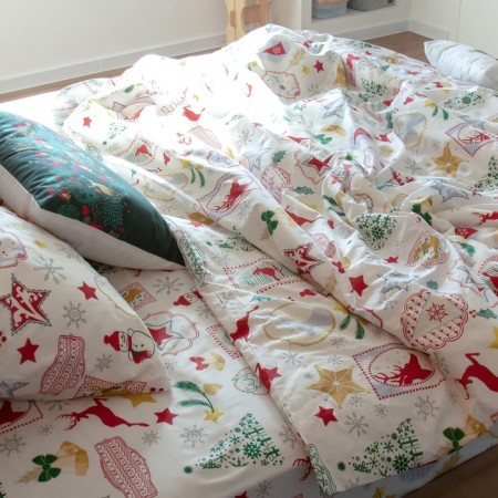 Bed linen Ethel duet “Winter vintage” 143*215 cm - 2 pcs, 240*220 cm, 70*70 cm -2 pcs-3
